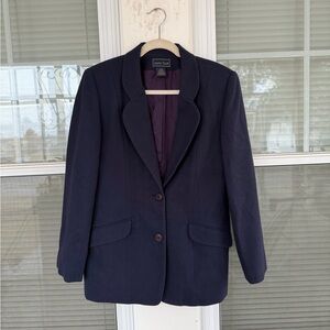 Laura Scott 100% Wool Blazer Coat